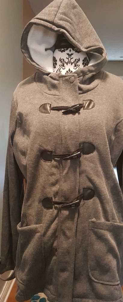 Button up hoodie